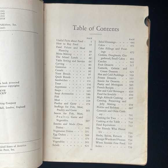 1941 International Edition of the American Woman’s Cook Book vintage hardcover - Picture 10 of 17